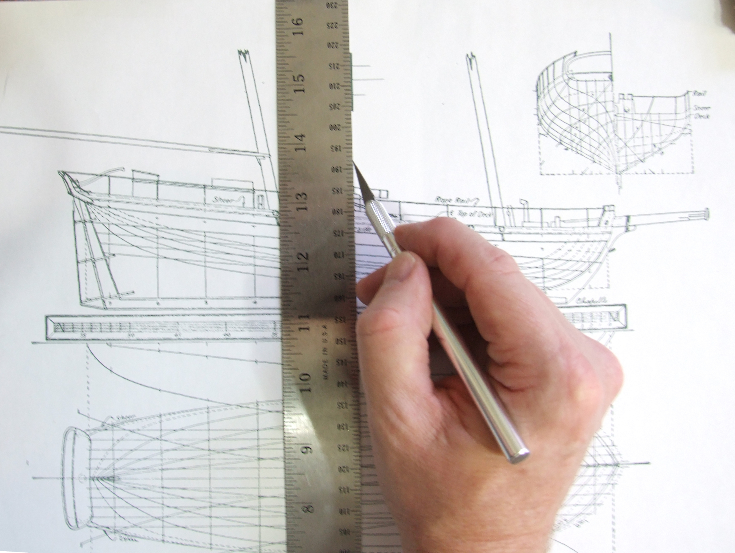... model I wood model ship plans made where one developed plans in