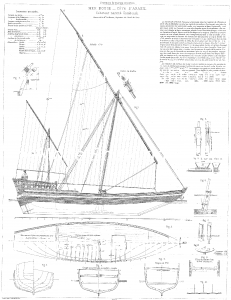 Ship model, Arab, Sambouk, dhow, scratch-building, solid hull, bread-and-butter