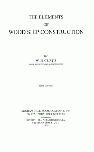 free, book, shipbuilding, elements, wood, ship, construction, curtis