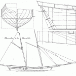 free, ship, plan, schooner, sailing, vessel, musquidobit, lynx