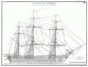 free,ship,plans,french,warship,montebello,ship-of-the-line,120-guns
