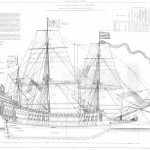 free, ship, plan, Couronne, French, warship, ship-of-the-line, 17th Century, crown