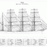 free, ship, plan, Italian, barque, Erasmo, Erasmus, steel, hull