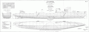 free ship plans Le Gladiateur French Navy