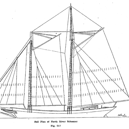 free ship plan north river schooner