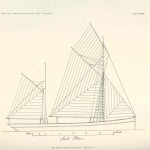 sail, plan, steam-powered, fishing, trawler, designed, W.E. Redway