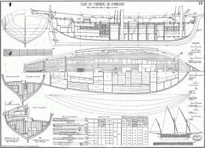 free, ship, plan, xebec, chebec, French, Algerian, lateen, sail, vessel