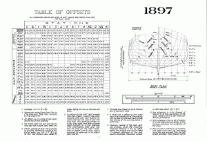 body plan Free ship plans lumber schooner Wawona historic wooden vessel