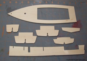 ship model, kit, Midwest, die-cut, wood, Midwest, Chesapeake Bay Flattie