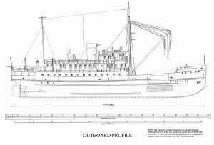 U.S.C.G. cutter Fir free ship plans, USCG, Hollyhock