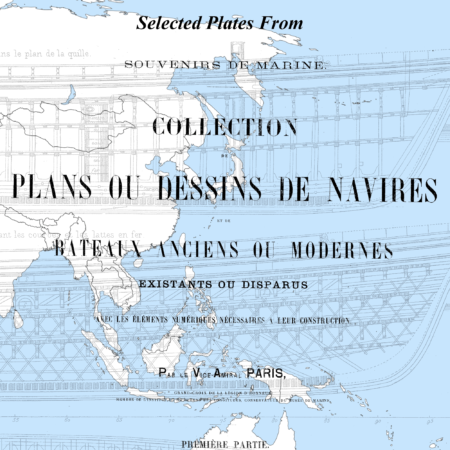 Book Selected Plates of Souvenirs de Marine Francois Edmond Paris free ship plans