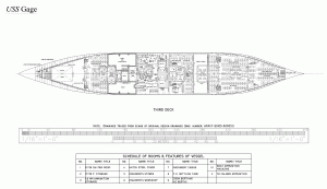 Free ship plans, World War II, Victory ship, USS Gage, cargo, vessel