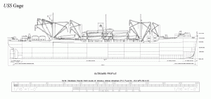 Free ship plans, World War II, Victory ship, USS Gage