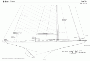 Free ship plans, R-boat, Pirate, racing, sailboat, yacht