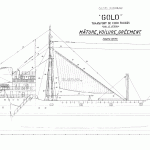 free ship plan, French, cargo, vessel, Golo, merchant marine, World War II, body plan