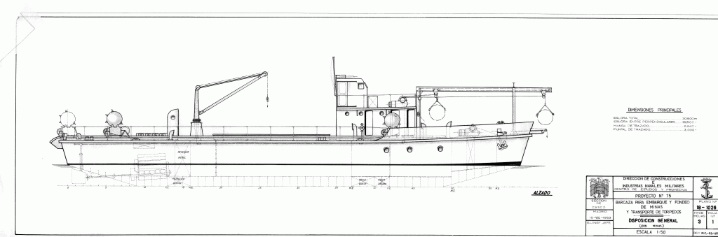 free ship plans Spanish mine torpedo transport