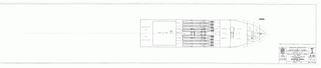 free ship plan, Spanish mine-layer, navy boat, torpedo