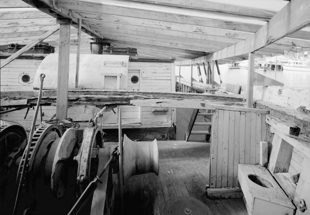 historic lumber schooner wawona main deck photo