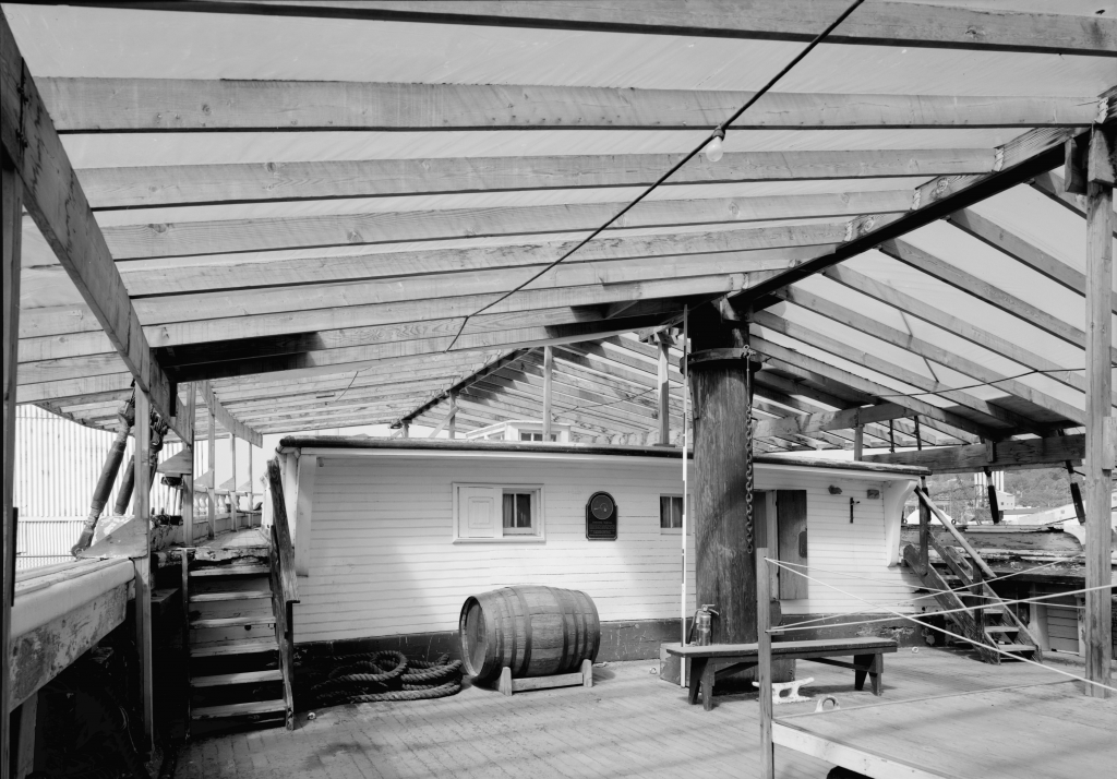 photograph main cabin lumber schooner Wawona