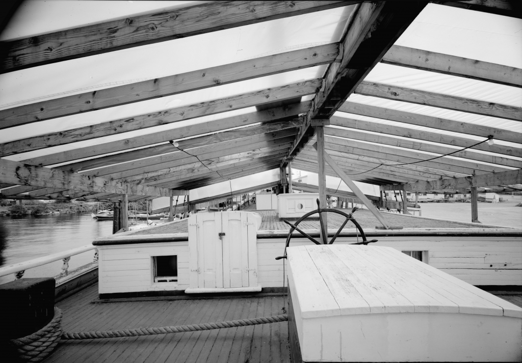 photograph main deck wheelhouse lumber schooner wawona