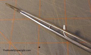 locking tweezers model ship building tool