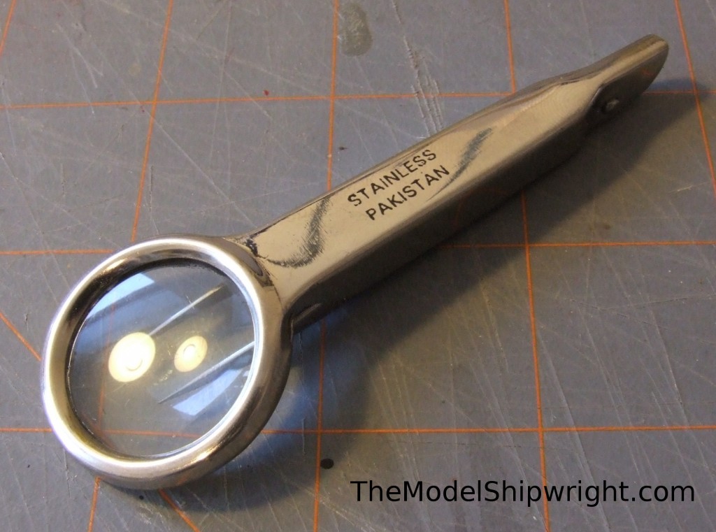magnifying tweezers ship model building tool