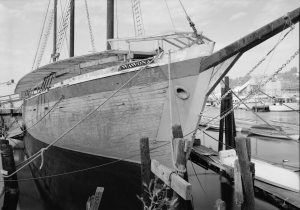 free ship plans, lumber schooner, wawona, historic, west coast, sailing vessel
