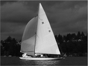 free ship plans, R-boat Pirate, racing sloop, pacific ocean, west coast