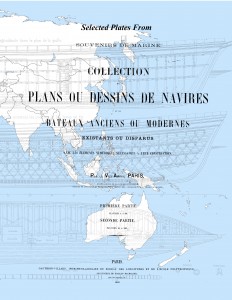 Souvenirs de Marine François-Edmond Pâris, ship plans