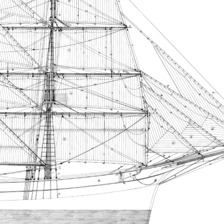 Brigantine schooner 20th century sail ship italy free ship plans