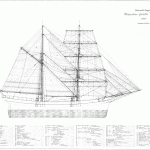 free ship plans, brigantine, schooner, Italian, wooden, vessel, sail