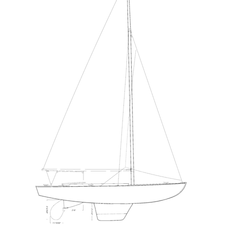 featured pic for blanchard knockabout sail plan free ship plan