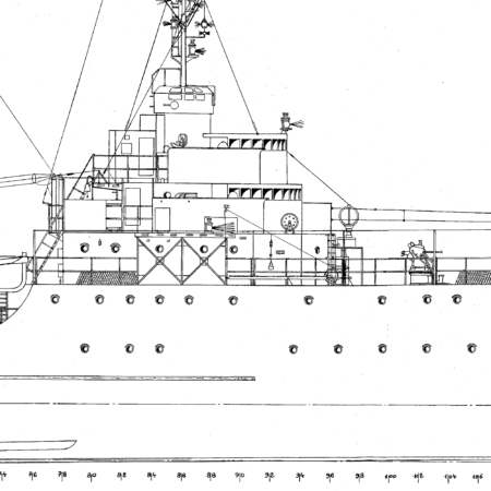 French Navy Chamois Class Convoy Escort Ship