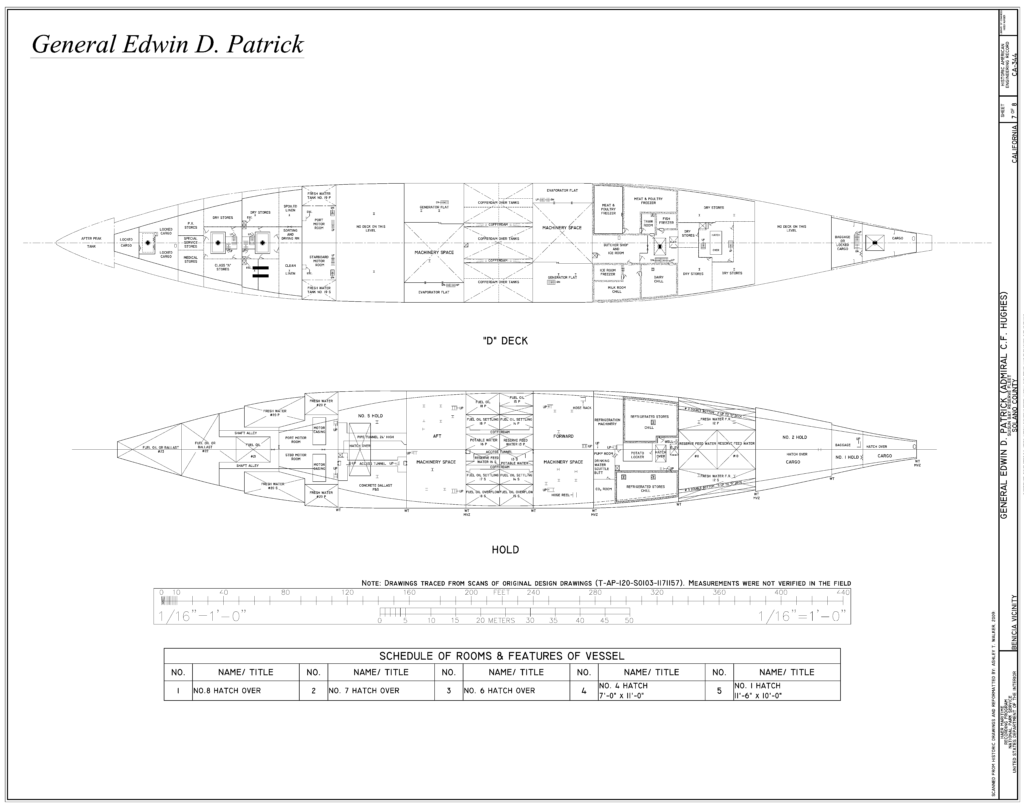 General Edwin D. Patrick,  Admiral C.F. Hughes, US Navy, US Army, Troop Transport, Troop Ship, World War II, Korean War, Vietnam War